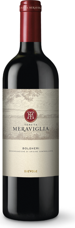 Bottle of Bolgheri DOC from Tenuta Meraviglia