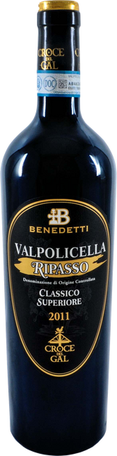 Image of Benedetti Ripasso della Valpolicella DOC Croce del Gal Black - 75cl - Veneto, Italien bei Flaschenpost.ch