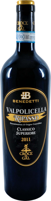 Bottle of Ripasso della Valpolicella DOC Croce del Gal Black from Benedetti