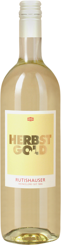 Bottiglia di Herbstgold Muller-Thurgau di Rutishauser-Divino