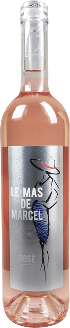 Image of Château Saint Cyrgues Costières de Nîmes Rosé Le Mas de Marcel - 75cl - Côtes du Rhône, Frankreich bei Flaschenpost.ch