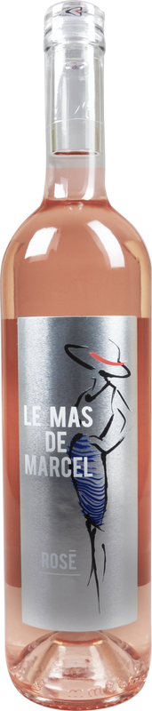 Flasche Costières de Nîmes Rosé Le Mas de Marcel von Château Saint Cyrgues