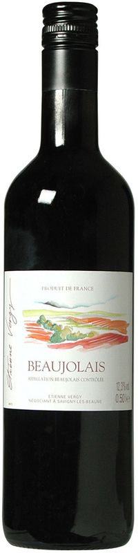 Bouteille de Beaujolais AC de Etienne Vergy