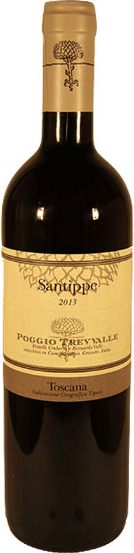 Bottle of Santippe IGT Toscana rosso from Poggio Trevvalle