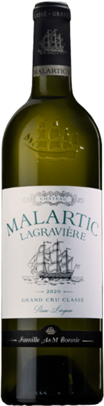 Bottiglia di Château Malartic Lagraviere Pessac Leognan Blanc AOC di Château Malartic-Lagravière
