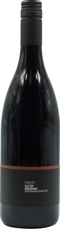 Bottle of Pinot Noir VdP Suisse from Brunner Weinmanufaktur