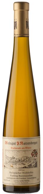 Image of Ratzenberger Riesling BA Bacharacher Wolfshohle - 50cl - Rheintal, Deutschland bei Flaschenpost.ch