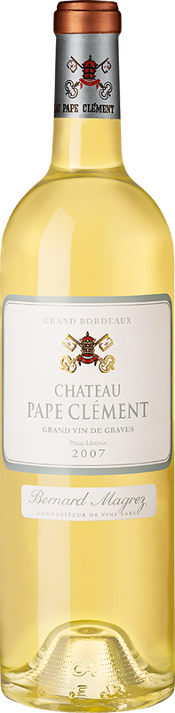 Bottiglia di Château Pape Clément Blanc AC Grand Cru Classé di Château Pape-Clément