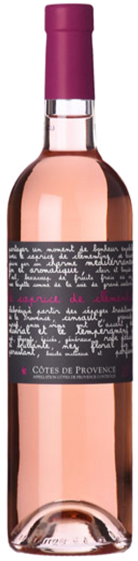 Bottle of Le Caprice de Clémentine rosé from Château Les Valentines