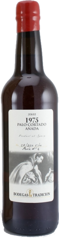 Bottiglia di Sherry Anada Palo Cortado Muy Viejo di Bodegas Tradición