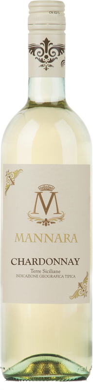 Bottle of Chardonnay Terre Siciliane IGT from Mannara