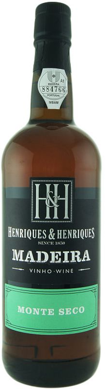 Flasche Monte Seco Extra Dry von Henriques & Henriques