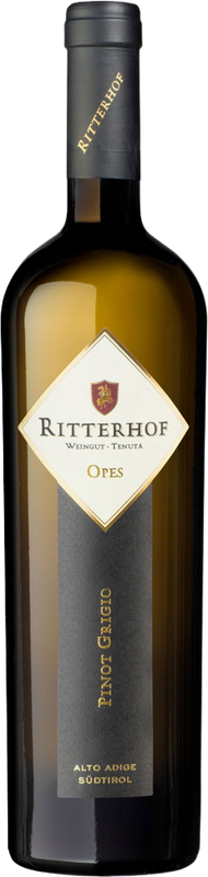 Flasche Südtiroler Pinot Grigio Opes Crescendo DOC von Ritterhof