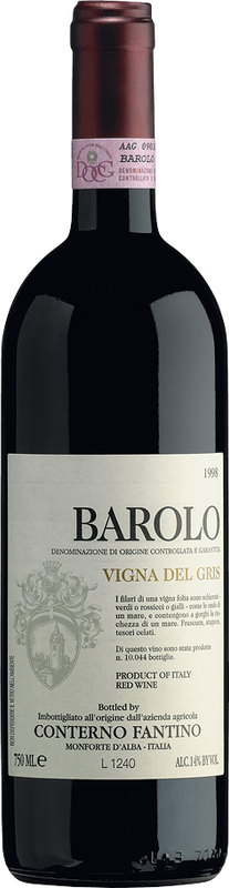 Flasche Barolo DOCG Vigna del Gris von Conterno Fantino