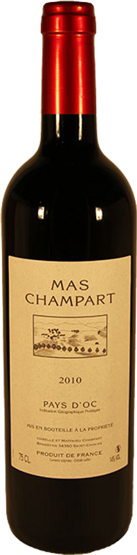 Bottiglia di Mas Champart VdP d'Oc di Isabelle & Matthieu Champart