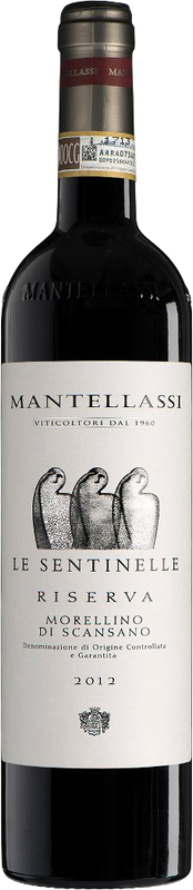 Bottle of Le Sentinelle Morellino di Scansano Riserva from Fattoria Mantellassi