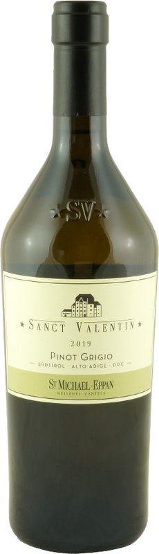 Bottiglia di Alto Adige St. Valentin Pinot Grigio DOC di Kellerei St-Michael