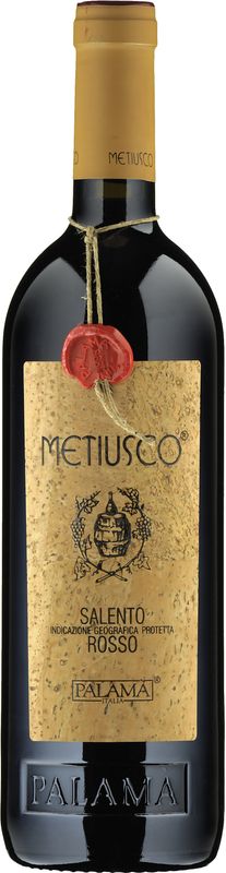 Bottle of Rosso Salento IGP Metiusco from Vinicola Palamà