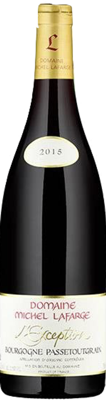 Bottle of Bourgogne Pinot Noir AOC BIO from Domaine Michel Lafarge