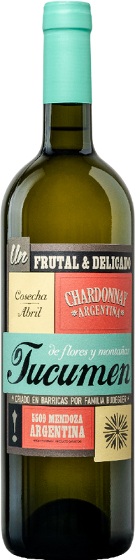 Bottle of Tucumen Chardonnay Reserva from Bodega Budeguer