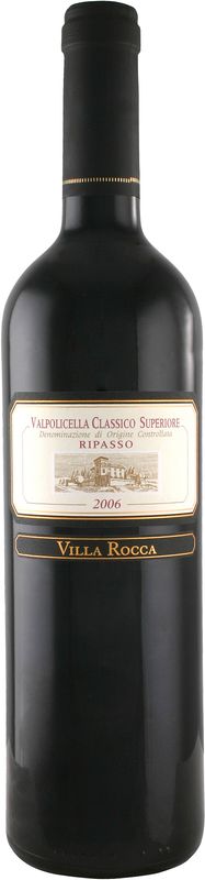 Bouteille de Ripasso Villa Rocca Valpolicella Classico DOC M.O. de Casa Vinicola Giuseppe Campagnola