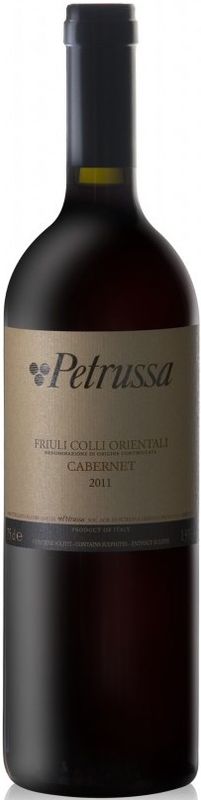 Bouteille de Cabernet DOC de Petrussa