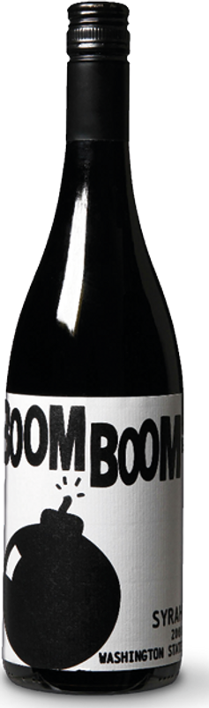 Bottle of Syrah Boom Boom from Charles Smith Wines