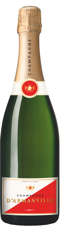 Bottle of Champagne D’Armanville Brut from Champagne D’Armanville