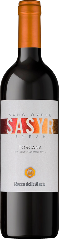 Bouteille de Sasyr Rosso Toscano IGT de Rocca delle Macìe