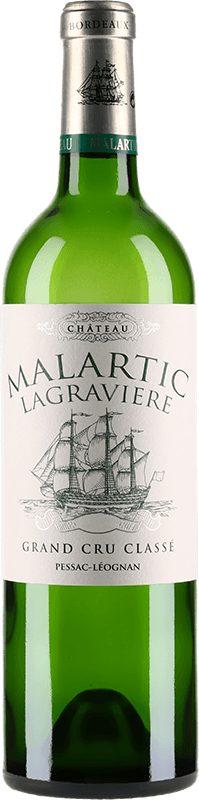 Bottiglia di La Reserve De Malartic Pessac Leognan Blanc AOC di Château Malartic-Lagravière