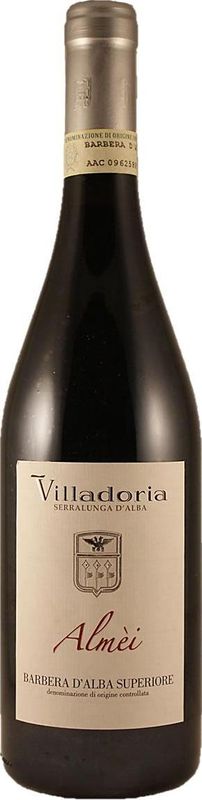 Bottle of Almei Barbera d'Alba Superiore DOC from Azienda Vitivinicola Villadoria