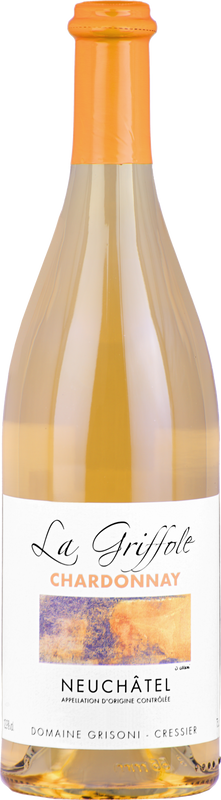 Bouteille de La Griffole Chardonnay Neuchâtel AOC de Domaine Grisoni