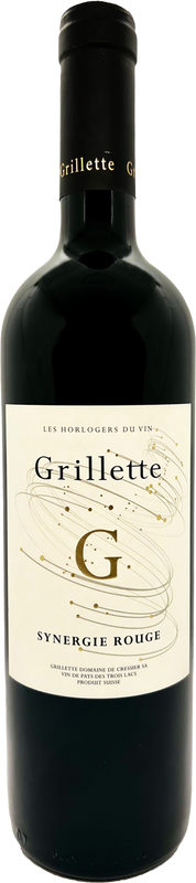 Flasche Synergie Rouge Vin de Pays des Trois Lacs von Grillette Domaine De Cressier