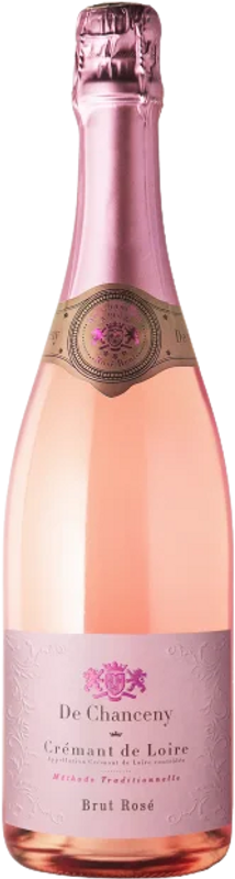 Bouteille de Crémant de Loire Brut Rosé Cuvée de De Chanceny