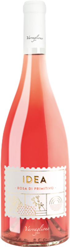 Flasche Idea Rosa di Primitivo di Puglia IGP Puglia von Varvaglione
