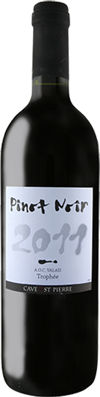 Bottiglia di Trophee Pinot Noir du Valais AOC di Saint-Pierre