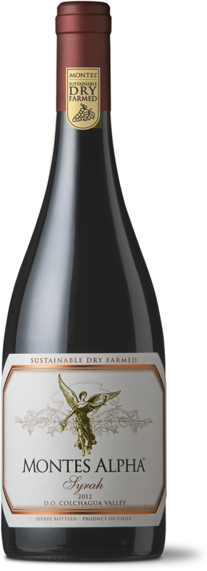 Flasche Alpha Syrah DO von Bodegas Montes