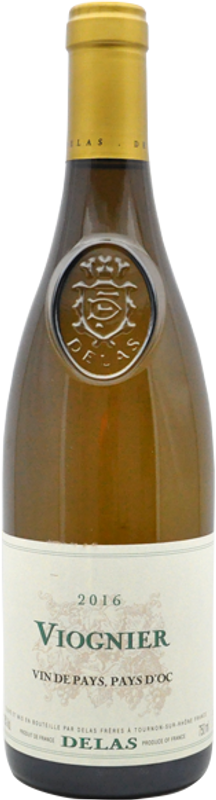 Bottle of Viognier blanc from Delas Frères