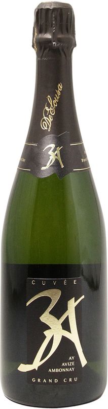 Bottle of Champagne Cuvee 3A brut from De Sousa
