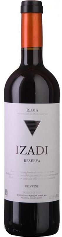 Bottle of Izadi Reserva Rioja DOCa from Bodegas Izadi