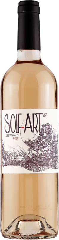Bottiglia di Soif-Art Rosé Côtes du Tarn IGP di Château Les Vignals