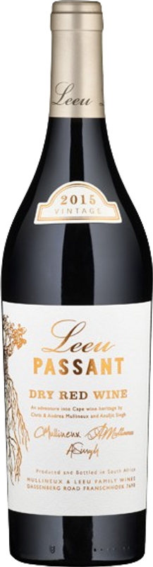 Bottle of Dry Red Wine from Leeu Passant