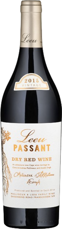 Bouteille de Dry Red Wine de Leeu Passant