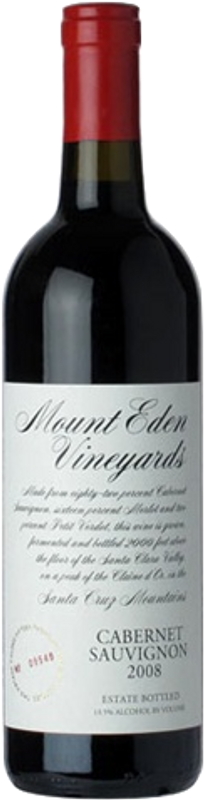 Bottiglia di Cabernet Sauvignon Estate Santa Cruz Mountains di Mount Eden Vineyards
