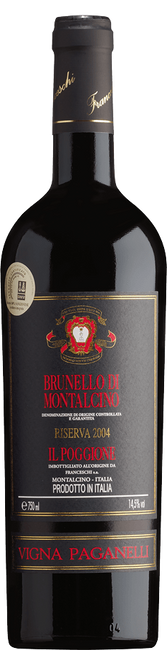 Image of Tenuta il Poggione Brunello di Montalcino Riserva Vigna Paganelli DOCG - 1200cl - Toskana, Italien bei Flaschenpost.ch