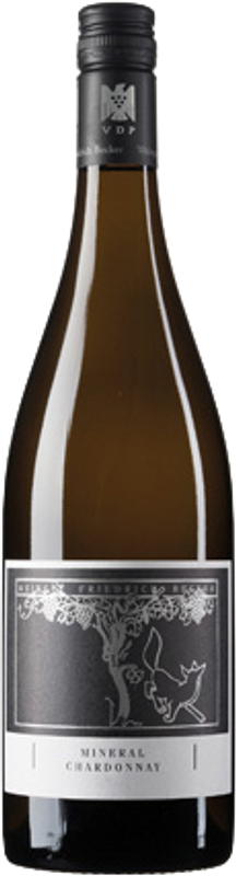Flasche Chardonnay Mineral von Becker Friedrich