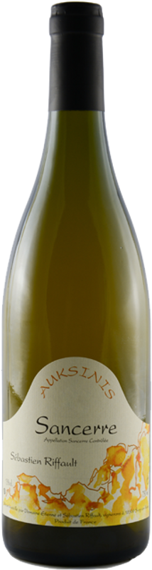 Bottle of Sancerre Blanc AOC Aukskinis from Domaine Sébastien Riffault