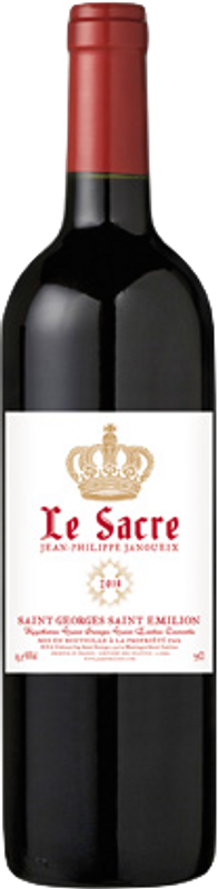 Bottle of St-Georges-St-Emilion AOC from Le Sacre
