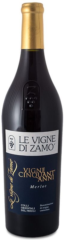 Bottle of Merlot Dop 50 Anni Colli Orientali Friuli from Le Vigne di Zamò