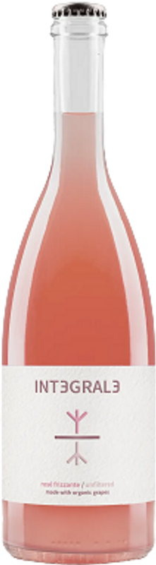 Bottle of Rose Frizzante unfiltered from Integrale